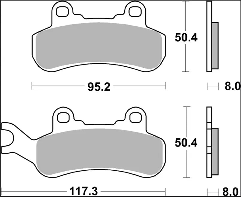 Brembo SX Prime Line Sintered Brake Pads