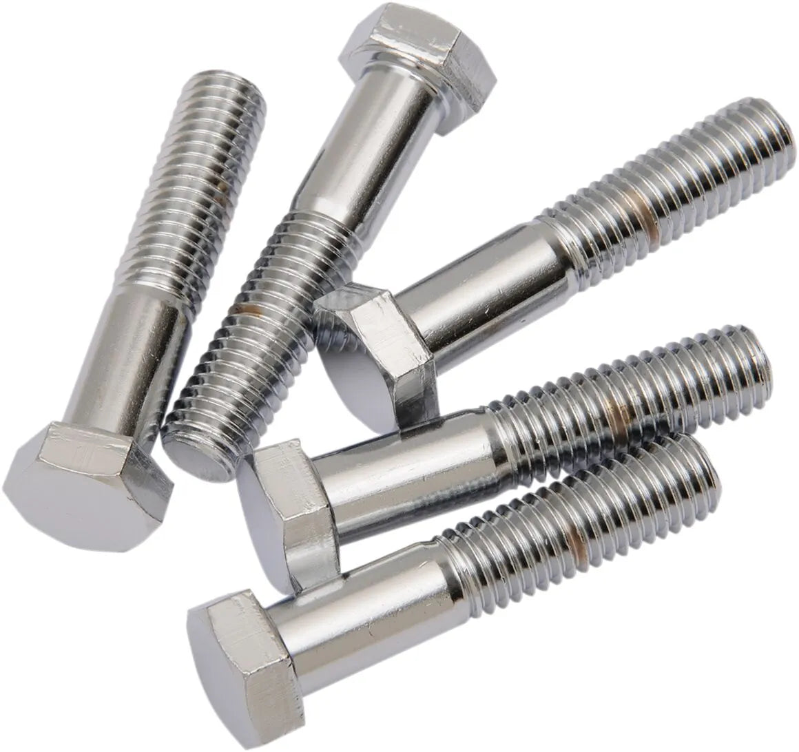 Drag Specialties Hex-Head Bolts 1/2"-13 x 2.3/4" Chrome