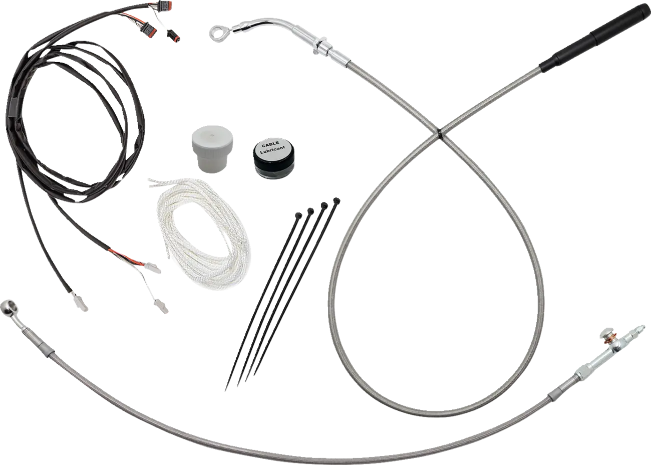 Fat Baggers Inc. EZ Install Kit for Ape Hanger Handlebars