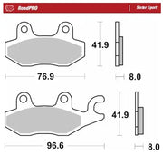 Moto-Master RoadPro Sinter Sport Front Brake Pads