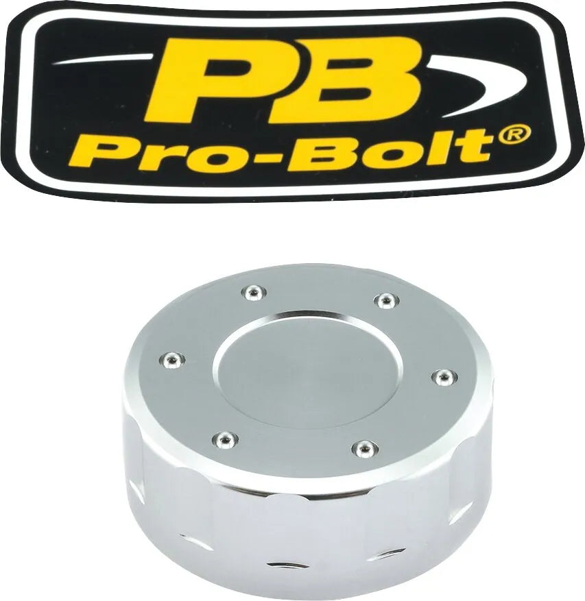 Pro Bolt Aluminum Clutch Reservoir Cap - Silver