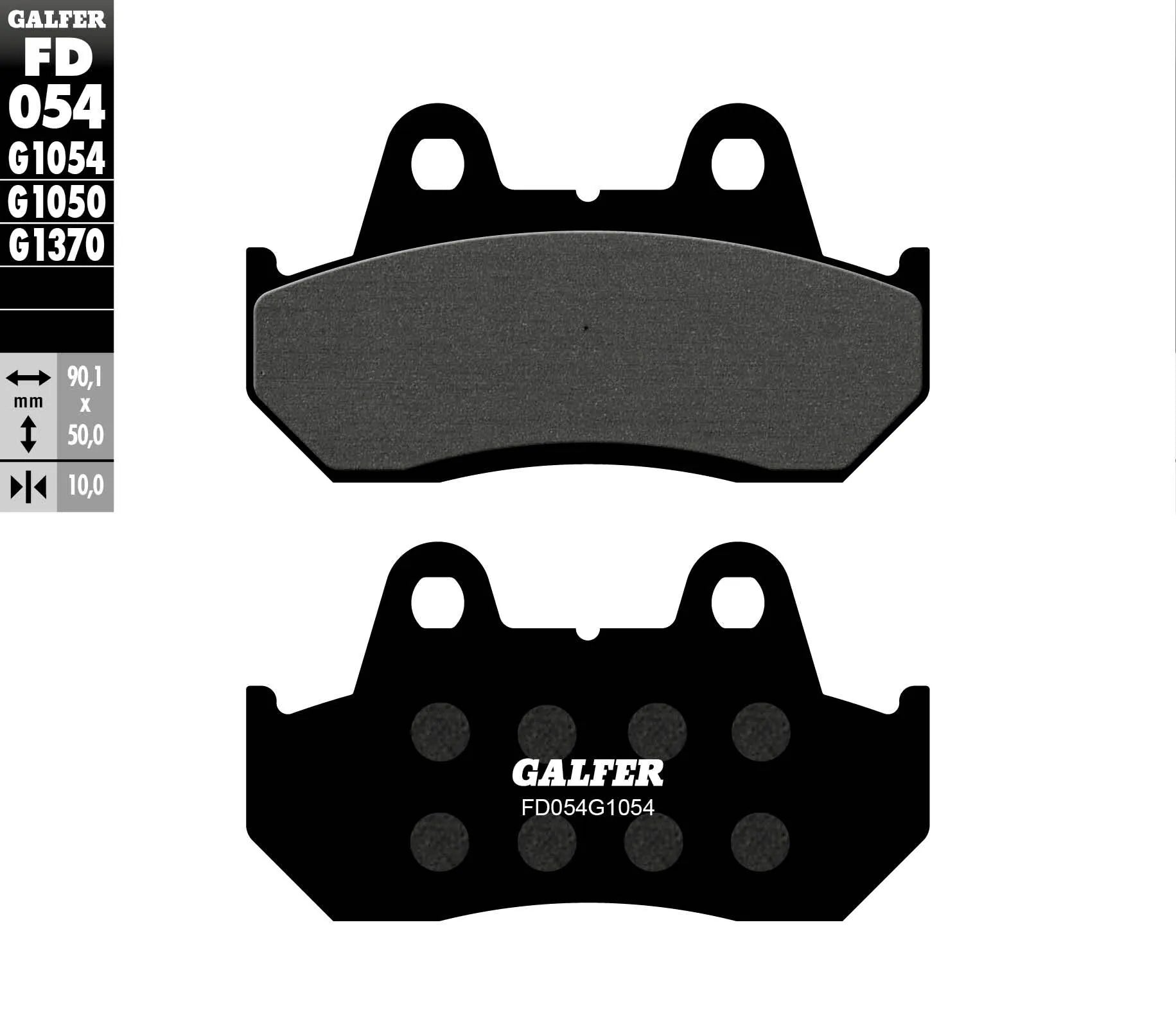 Galfer Semi-metallic Brake Pads - Versatile Performance