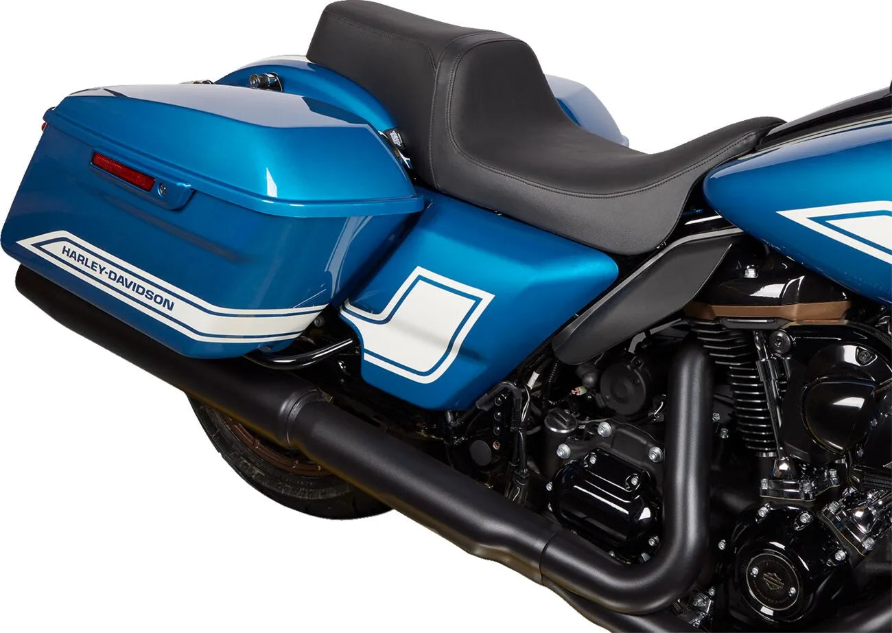 Drag Specialties Predator 1-up Seat - For Harley Davidson