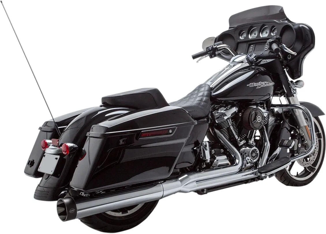 S&S Cycle 2-i-1 Sidewinder Avgassystem För Baggers