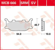 Trw Sv Series Sintrade Bromsbelägg (Fram) - Fram
