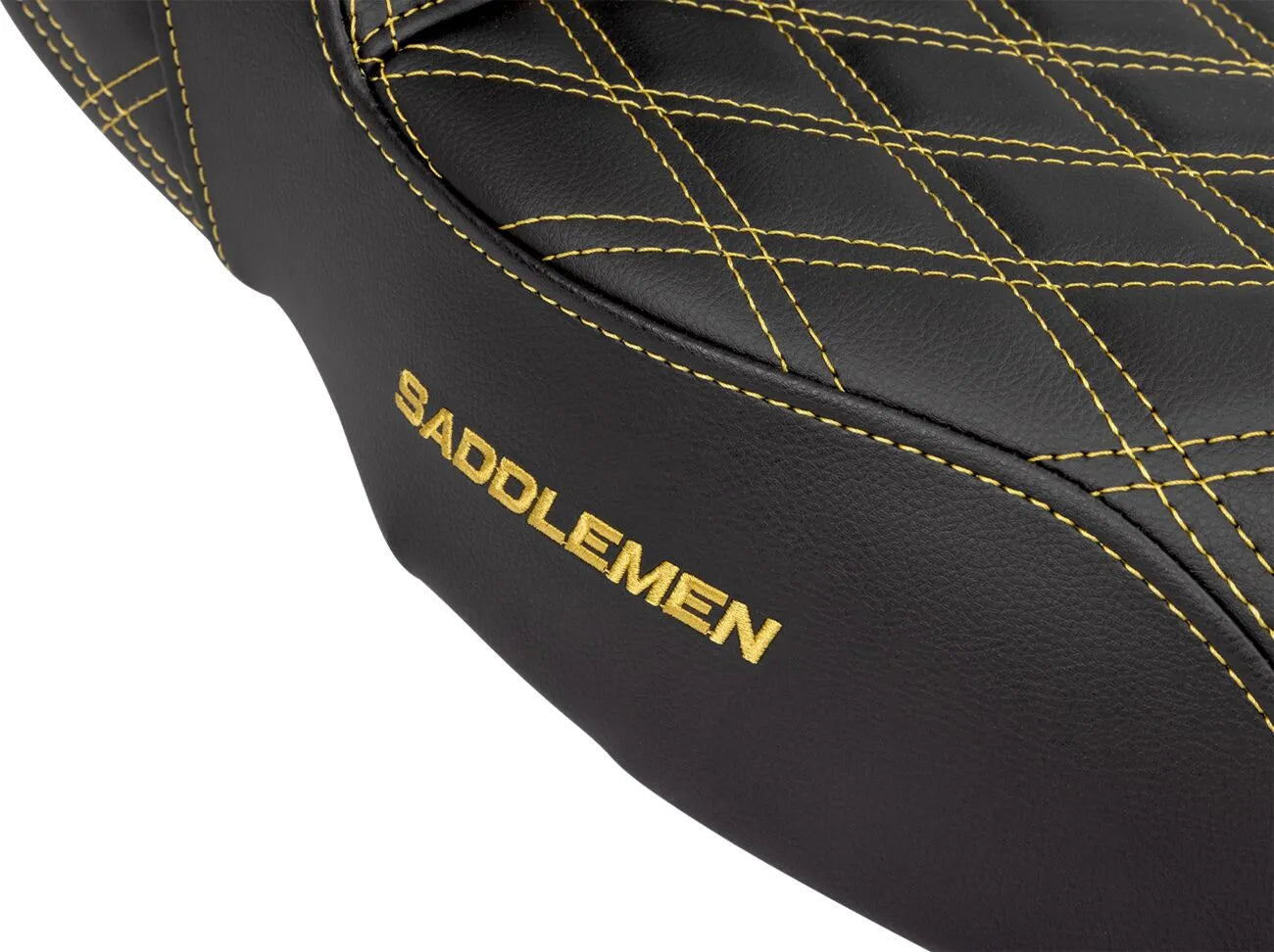 Saddlemen Lattice Stitch Step-up Seat - For Harley Davidson