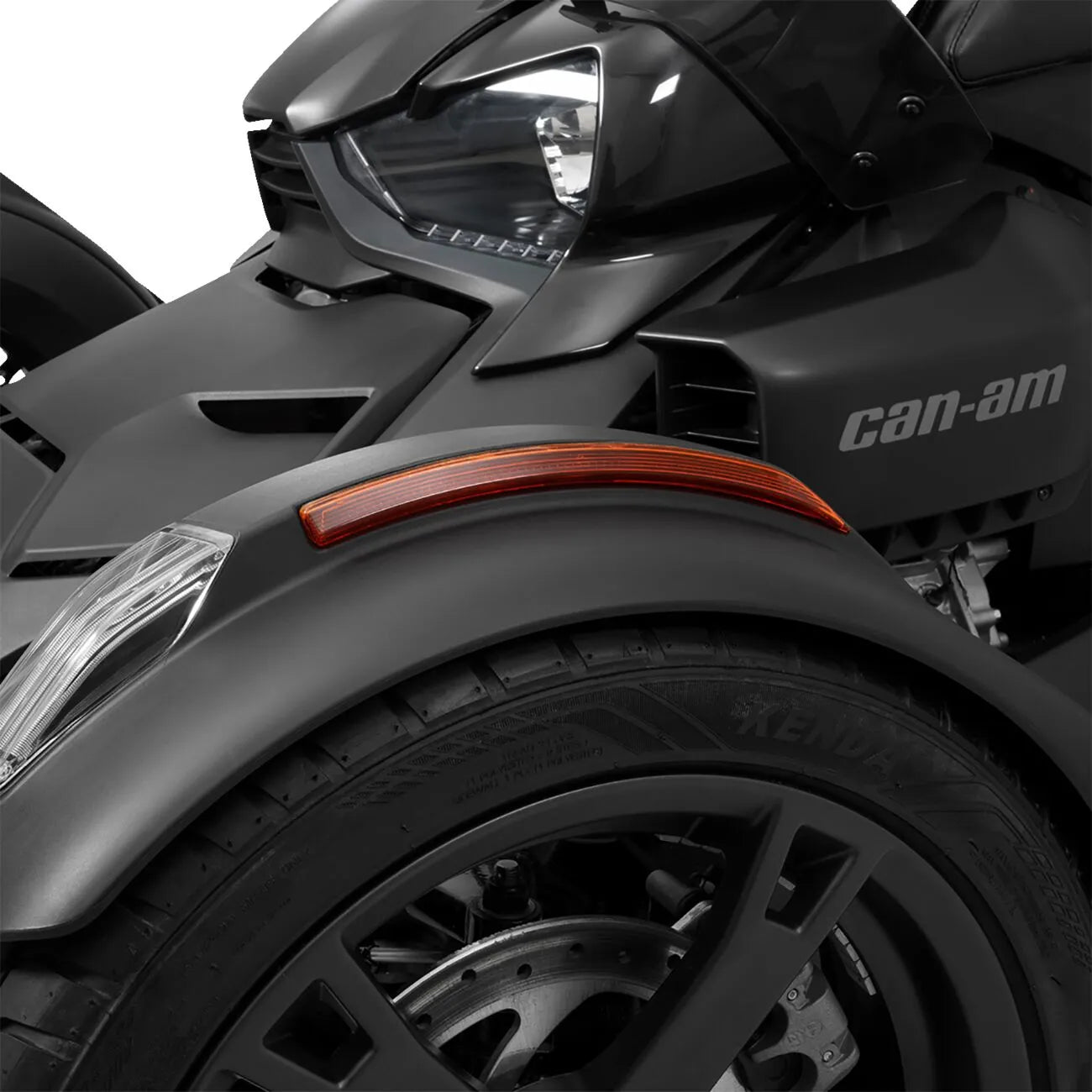 Show Chrome Slayer Front Fender Led Light