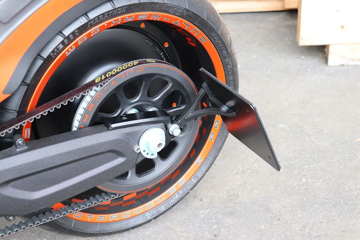 Cult Werk License Plate Holder With Led Lighting