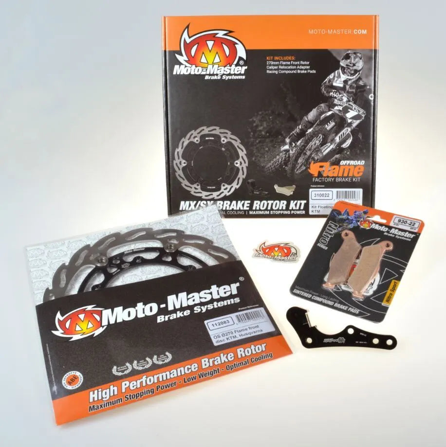 Moto-master 260mm Oversize Floating Rotor Brake Kit - Front