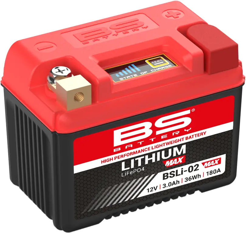 Bs Battery BSLi-02 MAX High-Performance Lithium Battery