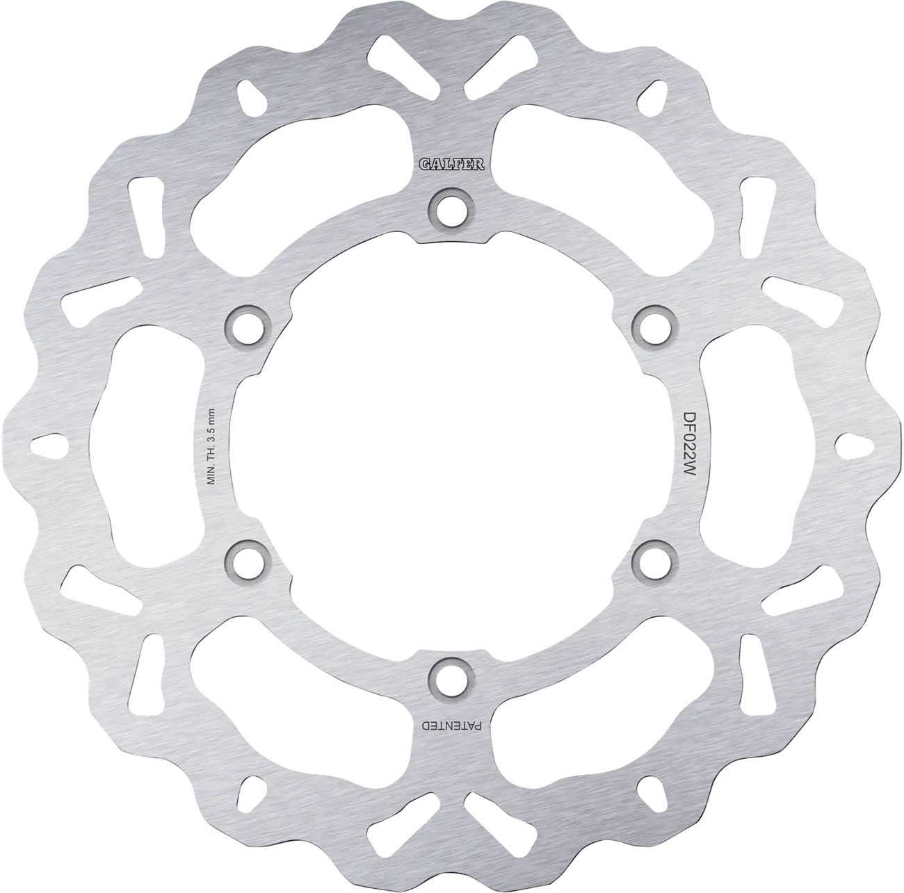 Galfer Brake Rotor For Motorcycle - 318mm Stainless Steel