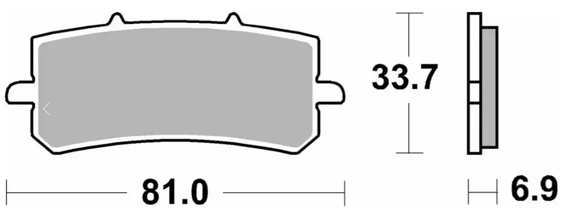 Sbs Rst Bromsbelägg Sintermetall