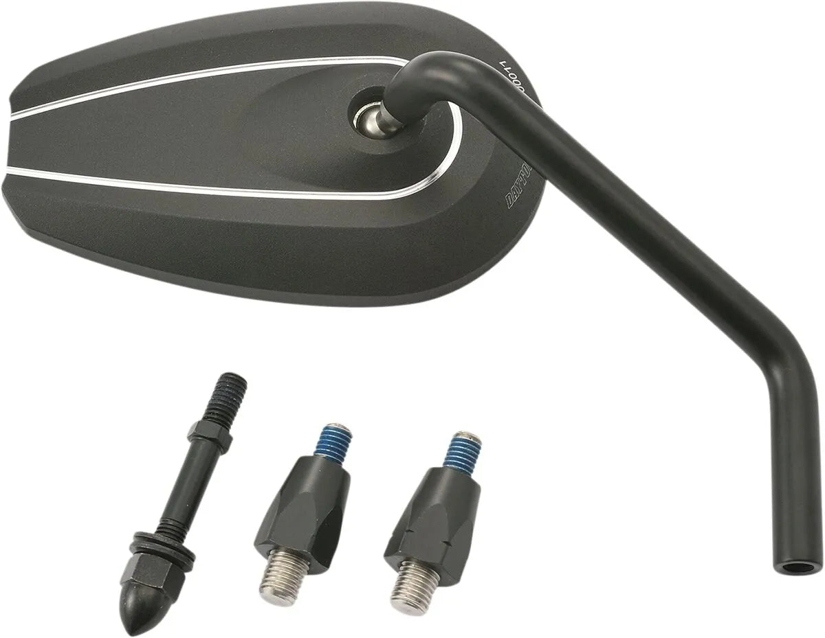 Daytona Aluminum Black Motorcycle Mirror