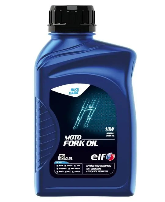 Elf Moto Fork Oil 10w For Motorcycle Suspension 500 ml