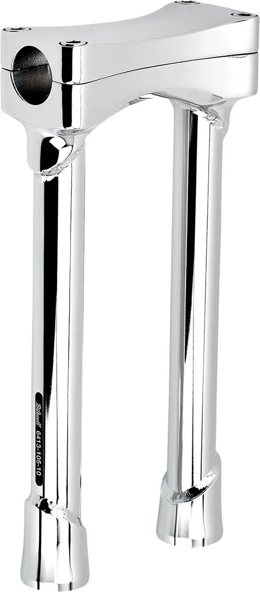 Biltwell Murdock O/s Risers - 10" Chrome