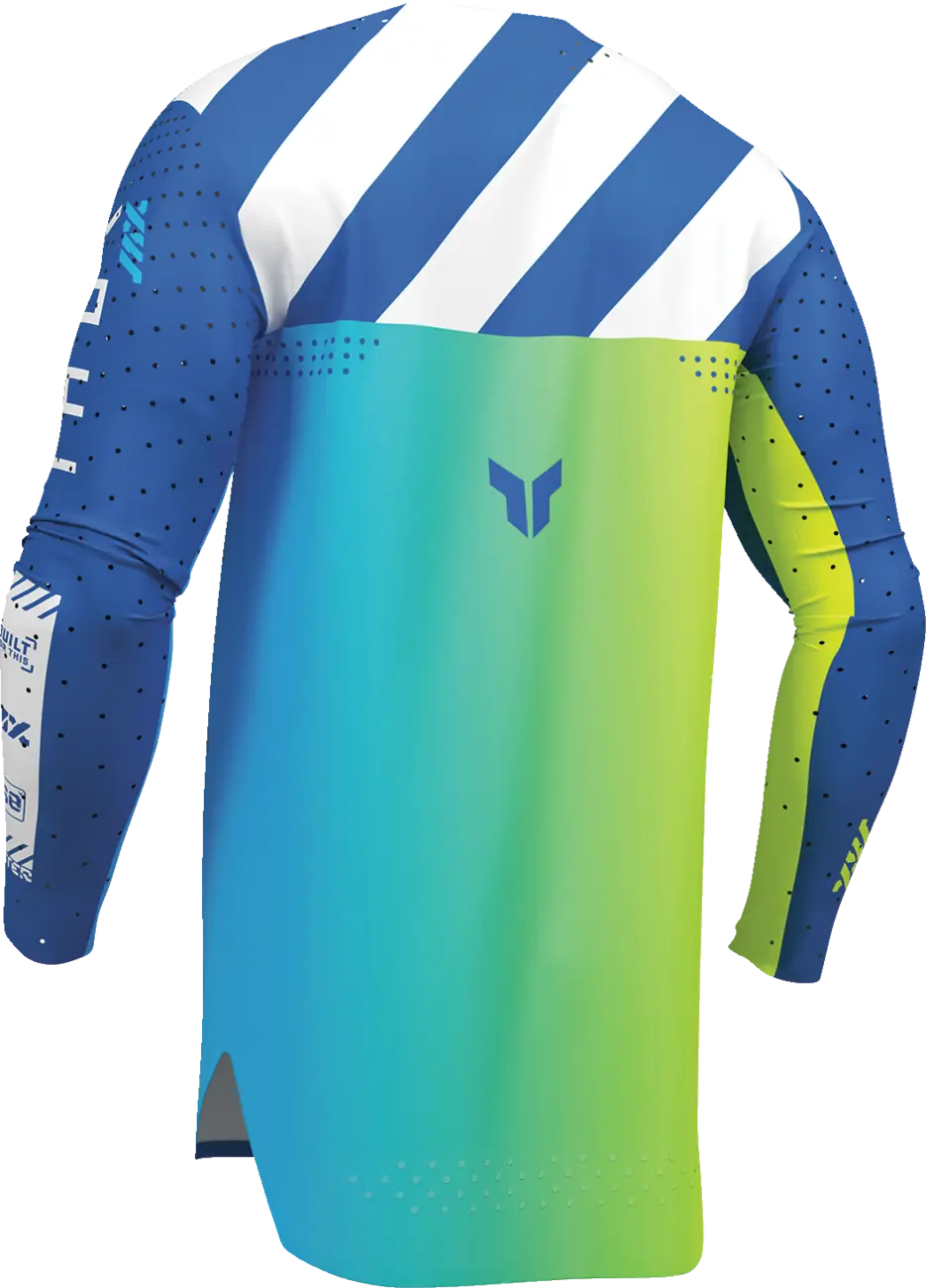 Thor Sportmode Synth Jersey - Blue/Yellow/White
