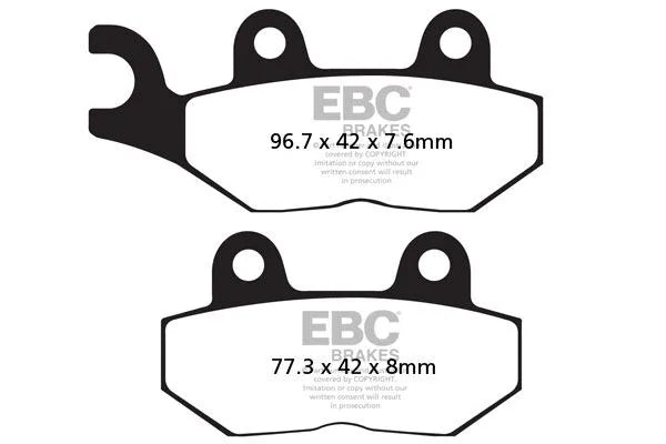 Ebc Fa214hh Sintrade Hh Bromsbelägg - Fram & Bak