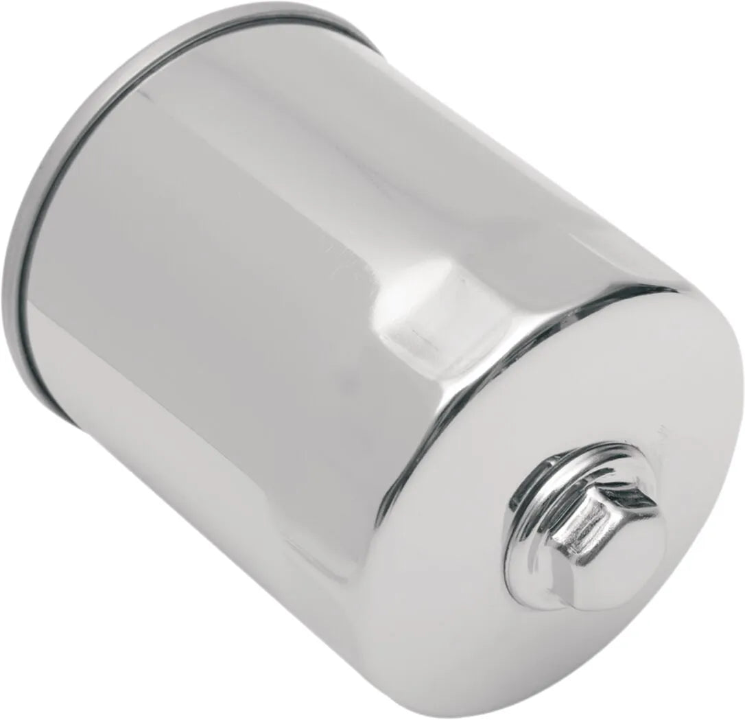 Drag Specialties Magnetic Ring Oil Filter Chrome