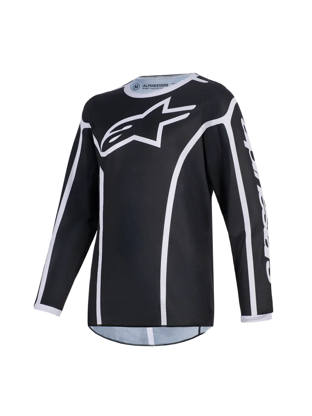 Alpinestars Youth Fluid Apex Jersey - Black/Gray