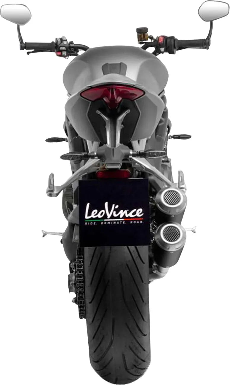 Leovince LV-10 Slip-On Ljuddämpare - ECE Väglaglig/Besiktningsgodkänd