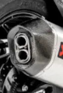 Akrapovic Ljuddämpare Ändstycke - Kolfiber Ersättning