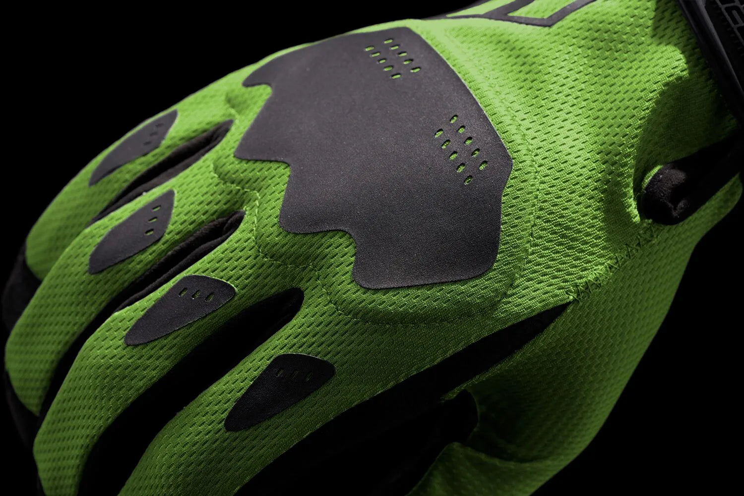 Icon Hooligan Ce Gloves For Sport Riding - Black/Green