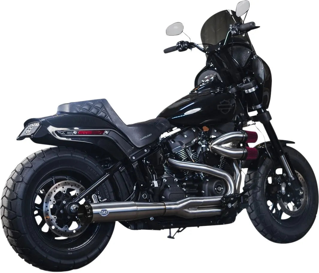 S&S Cycle 2-into-1 Superstreet Avgassystem