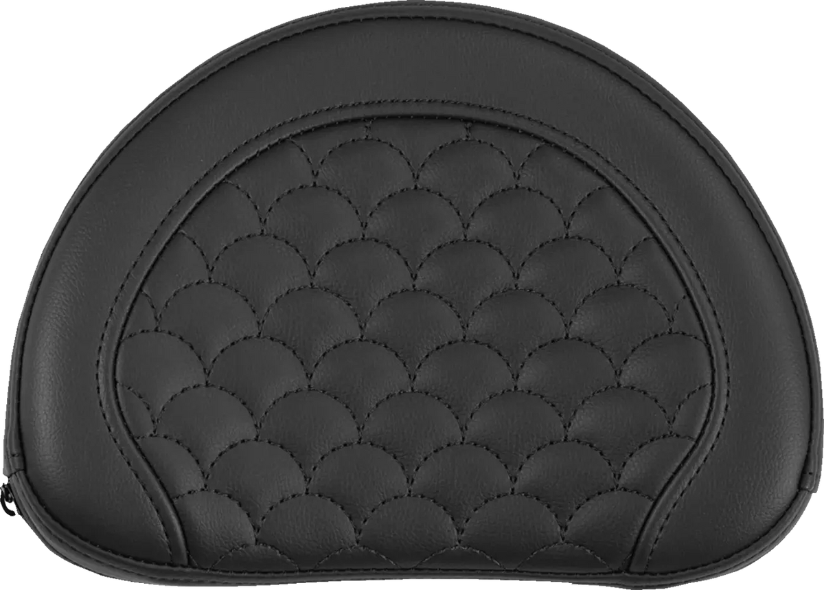 Saddlemen Contoured Sissy Bar Pad Orange Stitch for 5" Width
