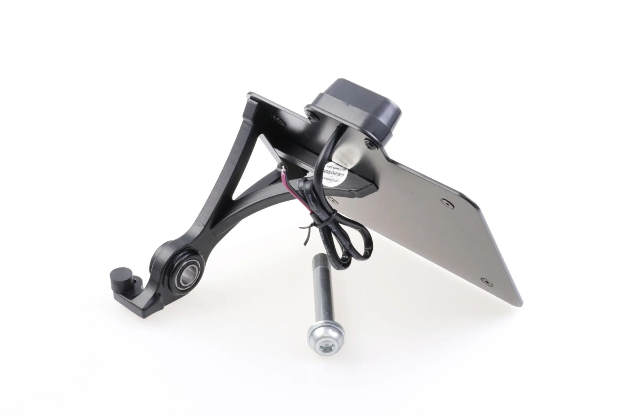 Cult Werk License Plate Holder - Black Steel