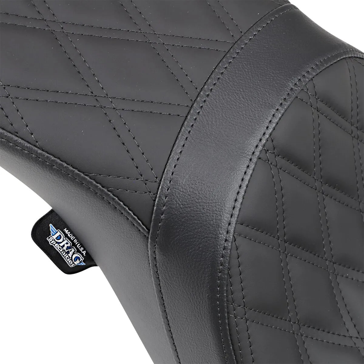 Drag Specialties Predator 2-up Seat - For Harley Davidson