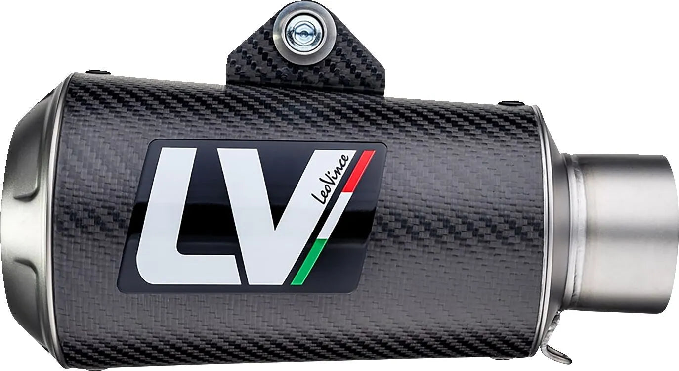 Leovince LV-10 Kolfiber Slip-On Avgasrör - ECE Väglaglig