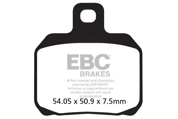 Ebc Sfac Carbon Series Scooter Brake Pads