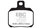 Ebc Vee Semi-sintrade Bromsbelägg - Fram & Bak