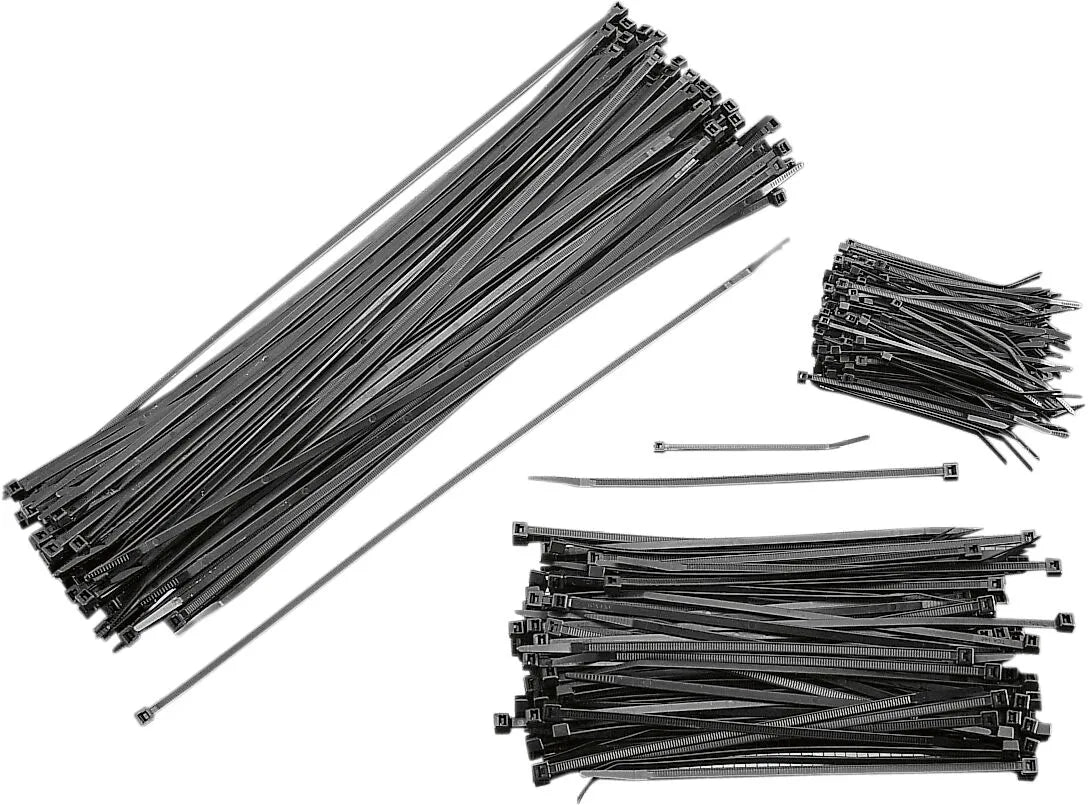 Parts Unlimited Cable Ties 11" Black 100-Pack