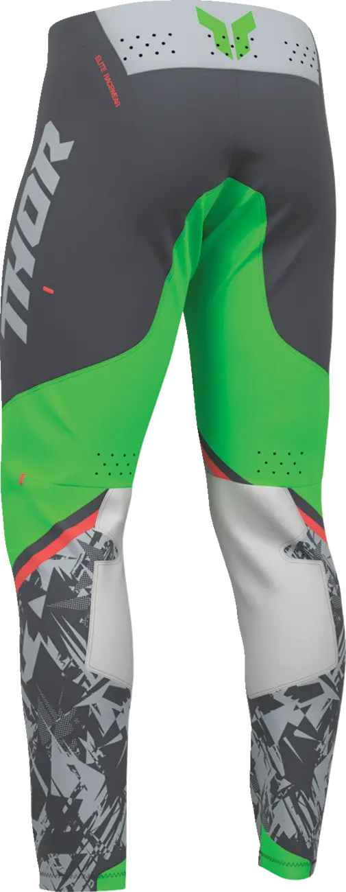 Thor Sportmode Punk'd Pants Charcoal/Green