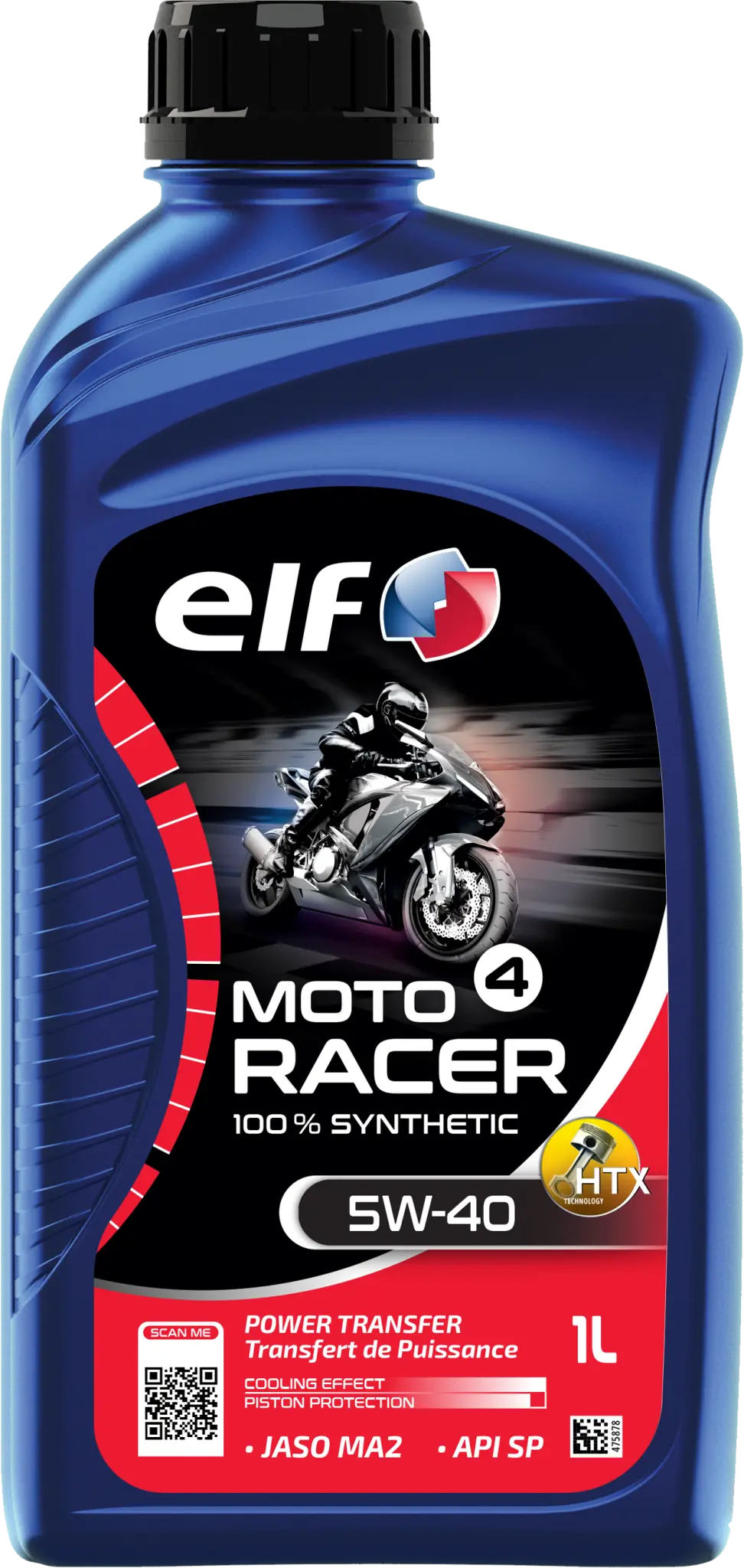 ELF Moto 4 Racer 5W-40 1L Engine Oil