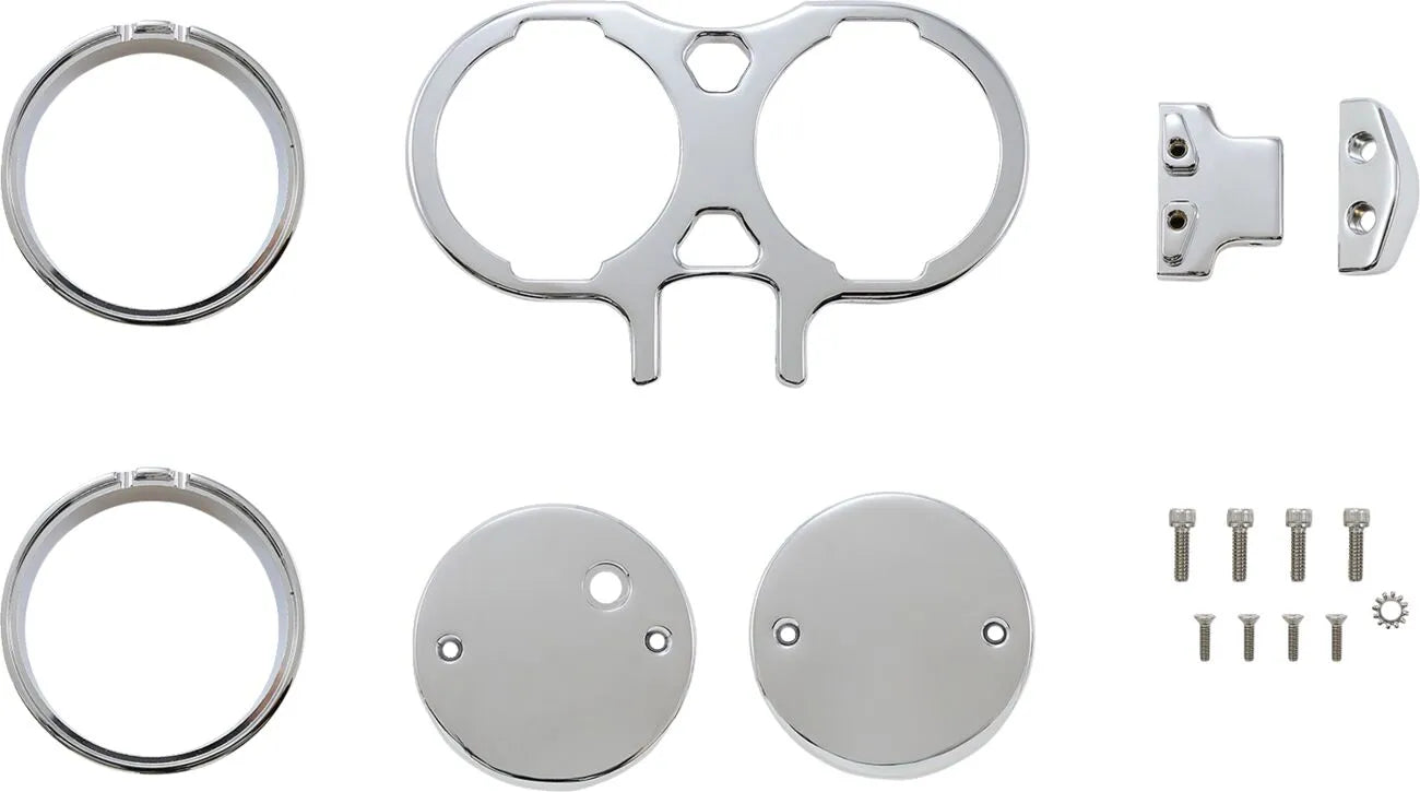 La Choppers Gauge Mount For Performance Risers