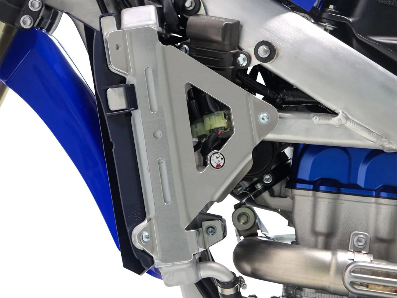 Axp Racing Radiator Guard Kit Aluminum Silver