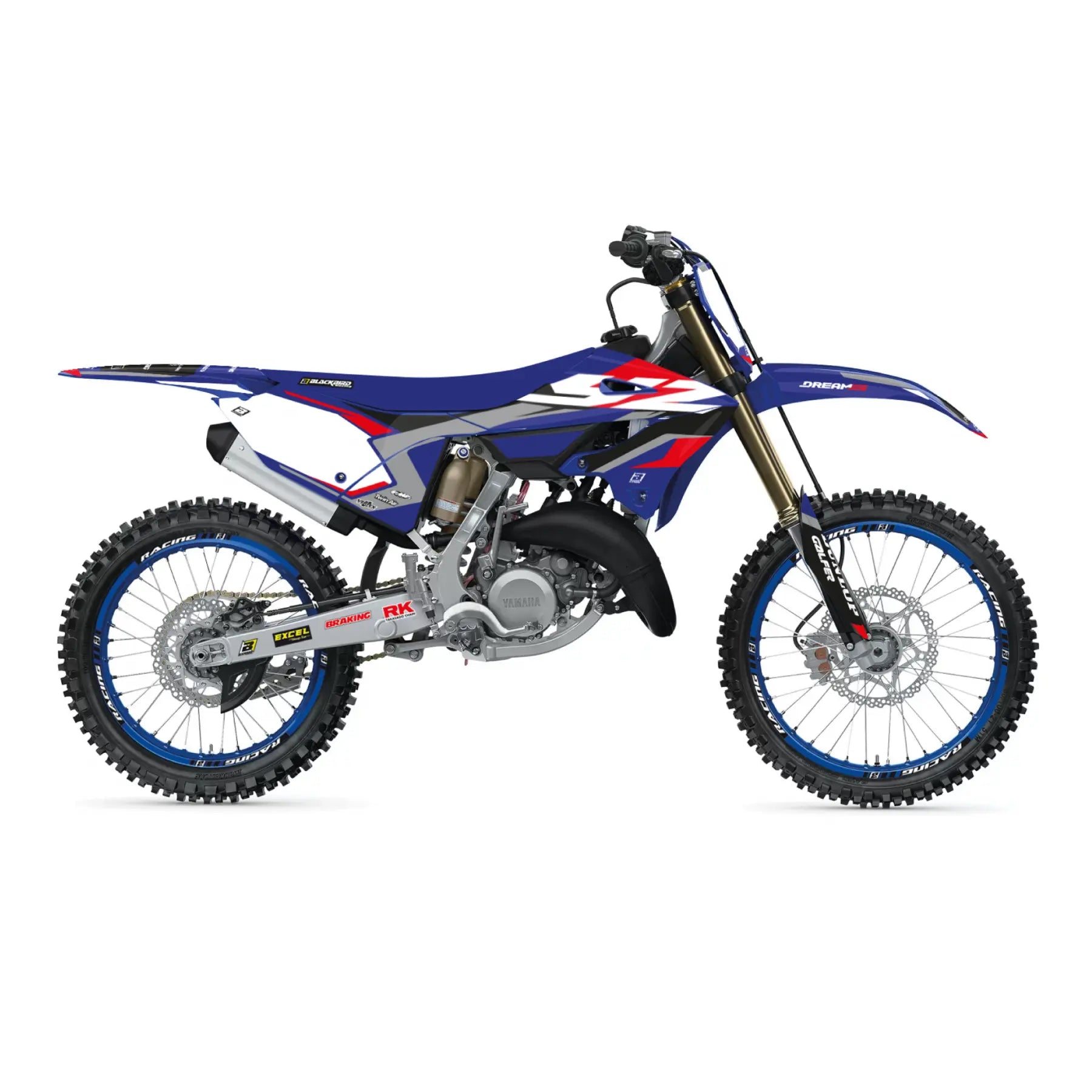 Blackbird Racing Dream 5 Chrome Sticker Kit For Yamaha