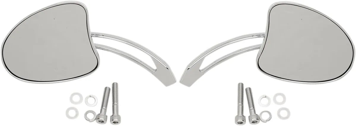 Drag Specialties Tapered Motorcycle Mirrors