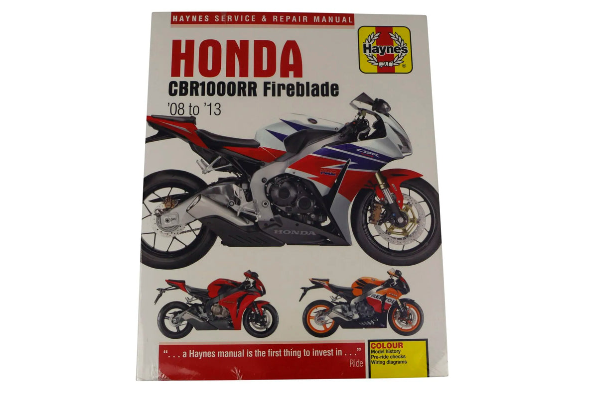 Haynes Service Manual for Honda CBR1000RR Fireblade