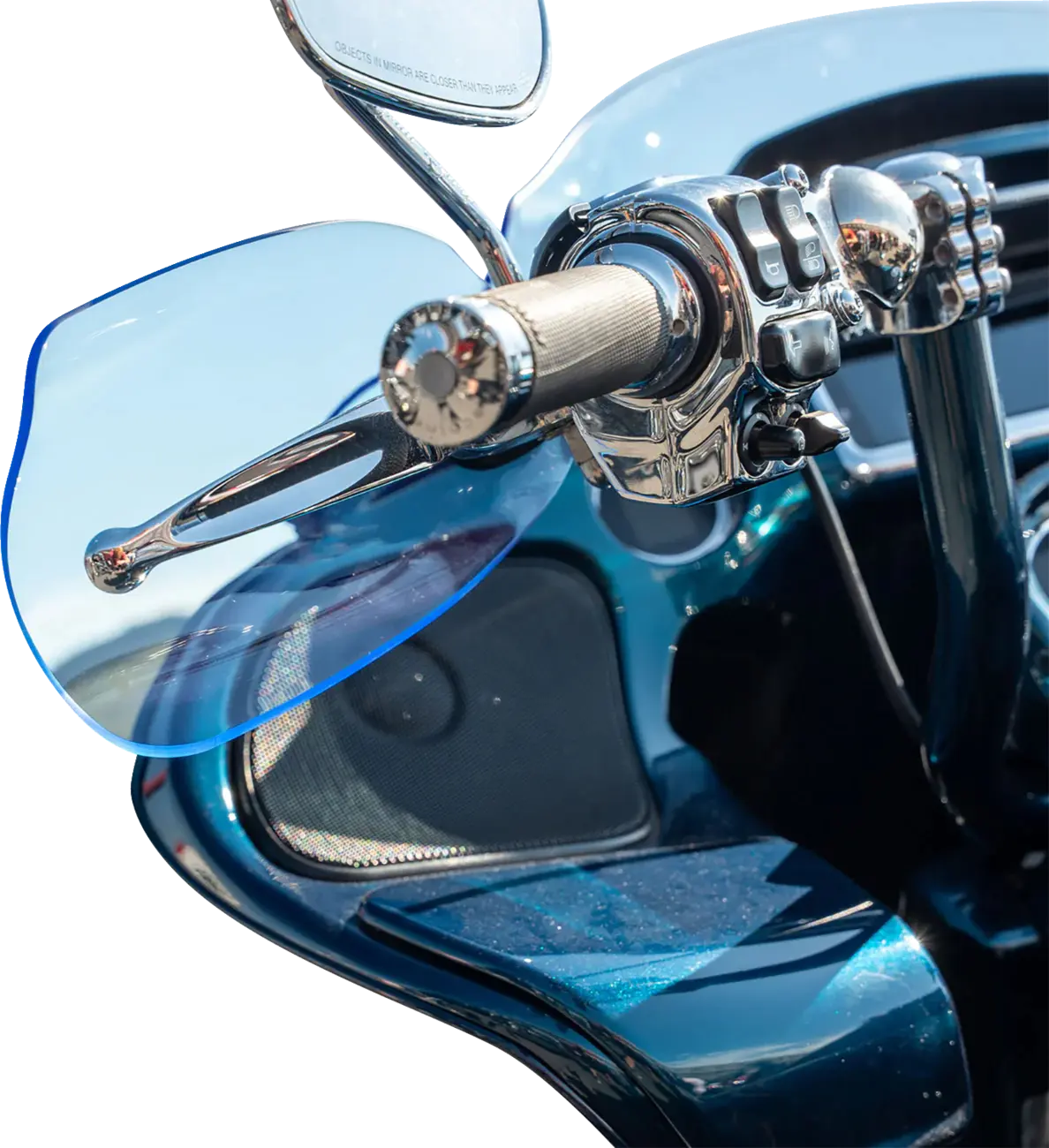 Klock Werks Flare Handguards - Gloss Blue