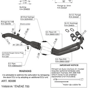 Leovince 4-stroke Header Pipes Stainless Steel