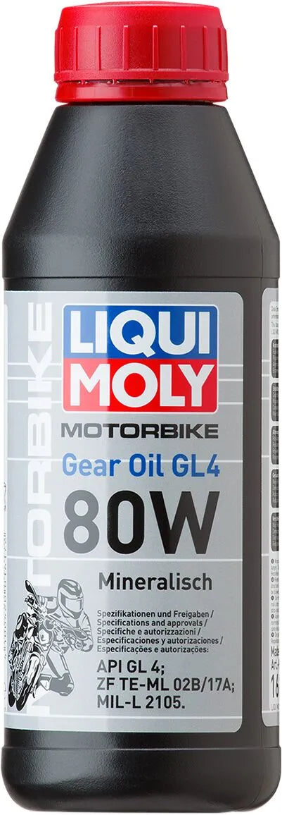 Liqui Moly Gl4 80w Gear Oil For Motorcycle Transmissions 500 ml