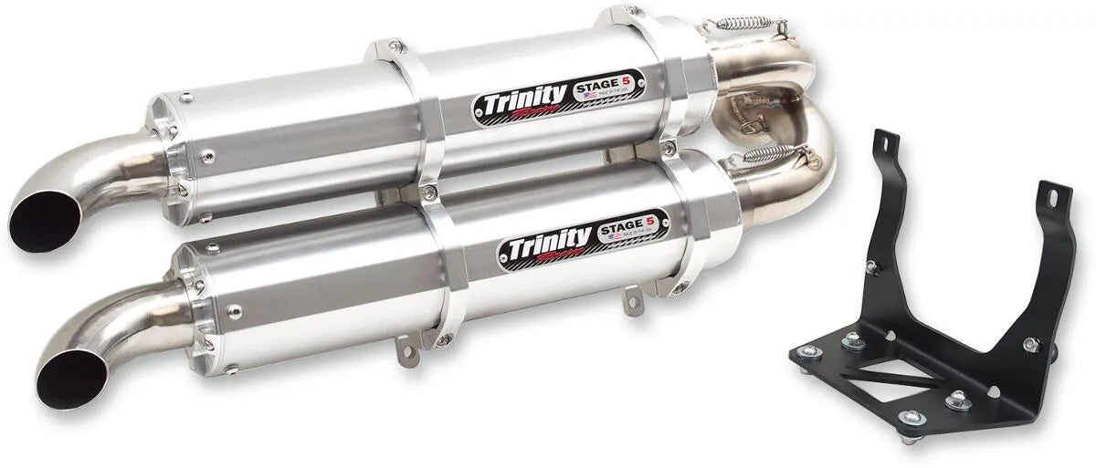 Trinity Racing Stage 5 Dual Slip-On Avgasrör - Öka effekten på din motorcykel!