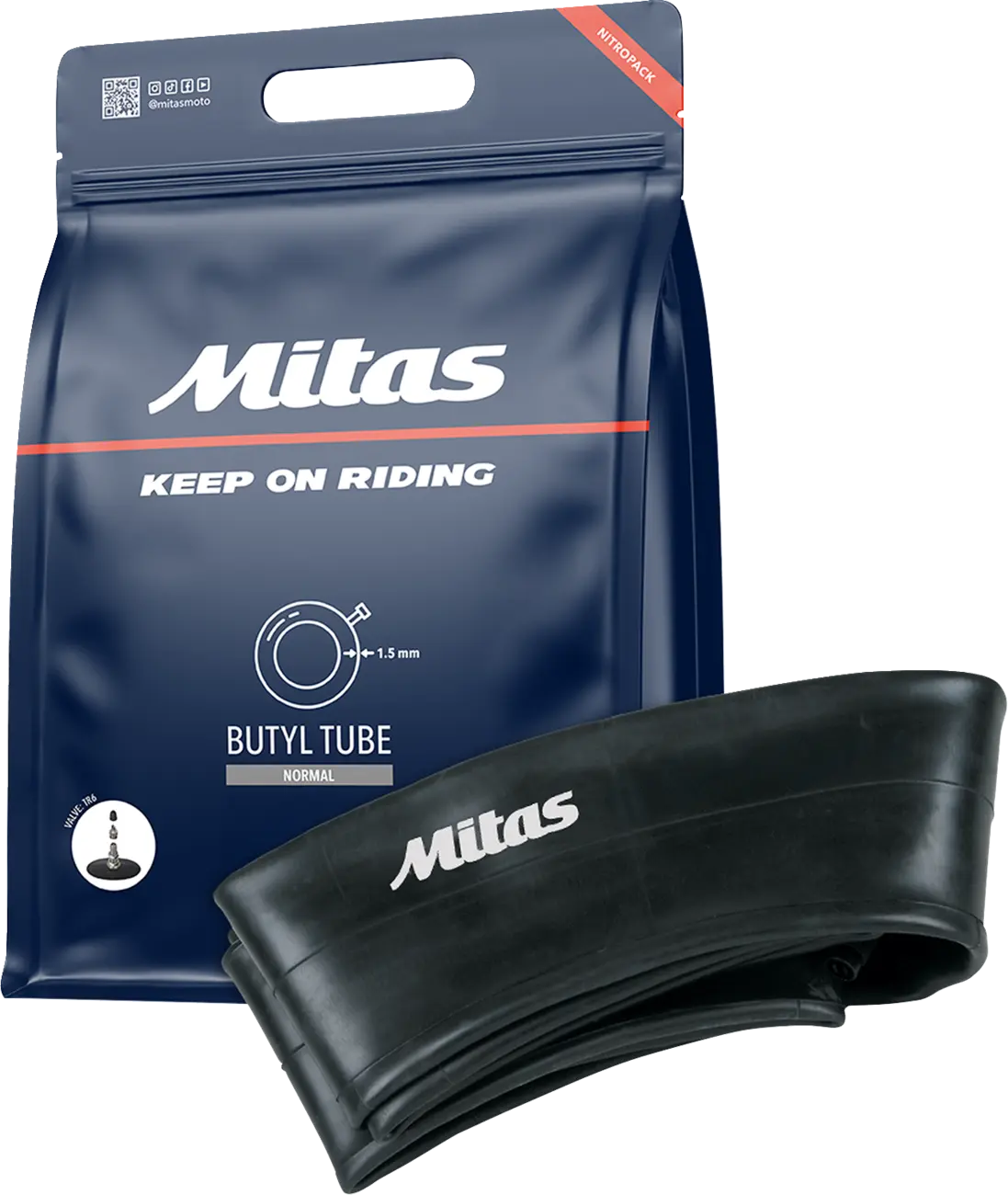 MITAS Standard Duty Inner Tube for 10-inch Rims