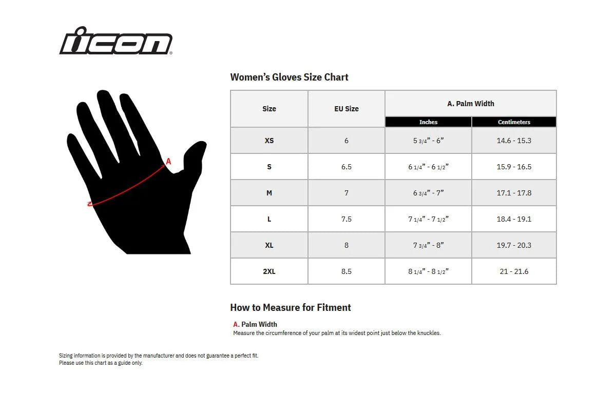 Icon Women's Superduty3™ Gloves - Black