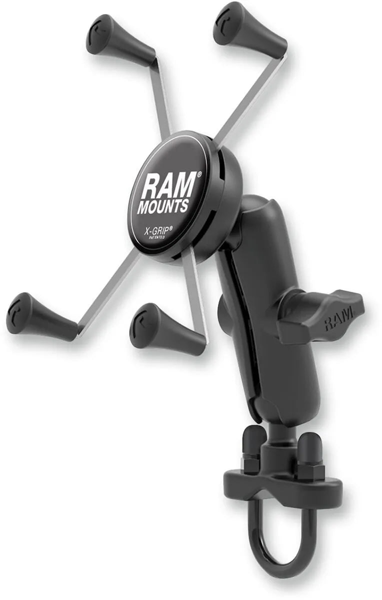 Ram Mounts Handlebar Rail Mount With X-grip Cradle