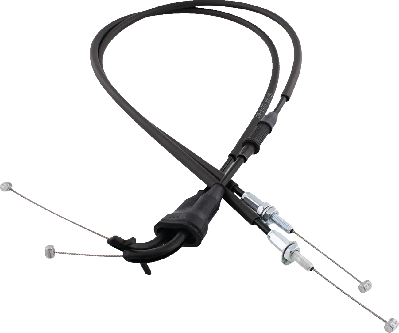 MOOSE OFFROAD HARD-PARTS Black Vinyl Throttle Cable