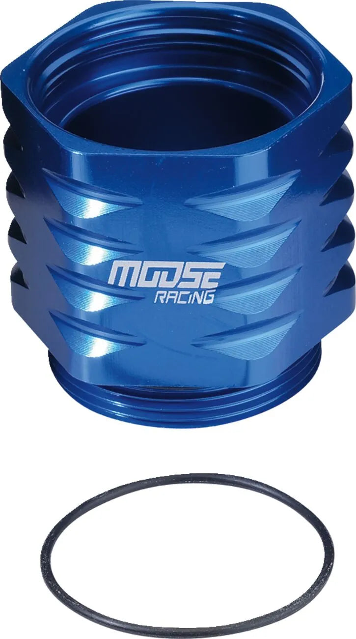 Moose Offroad Rear Brake Reservoir Extender - Aluminum Blue